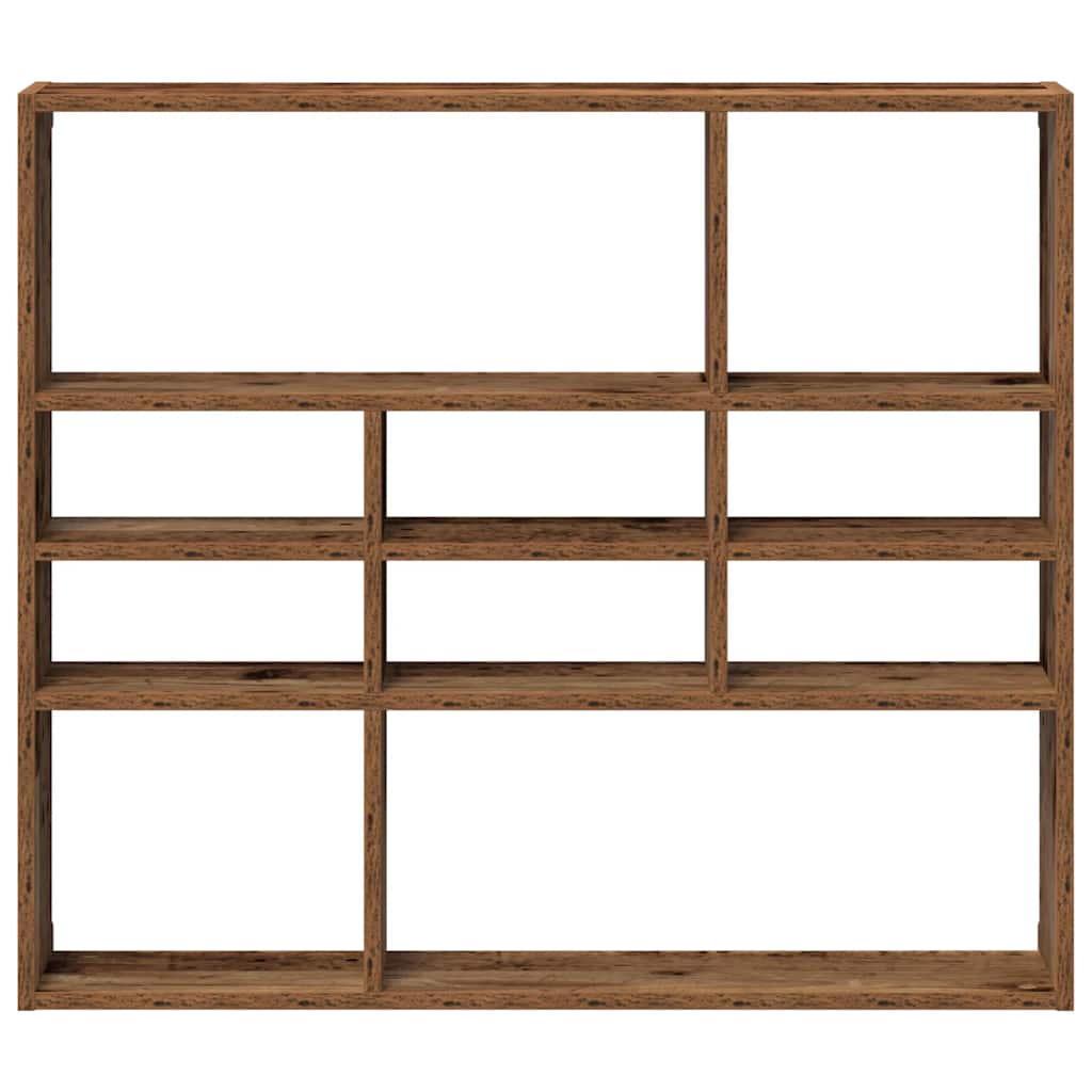 Wandregal Weiß 90x16x78 cm Holzwerkstoff