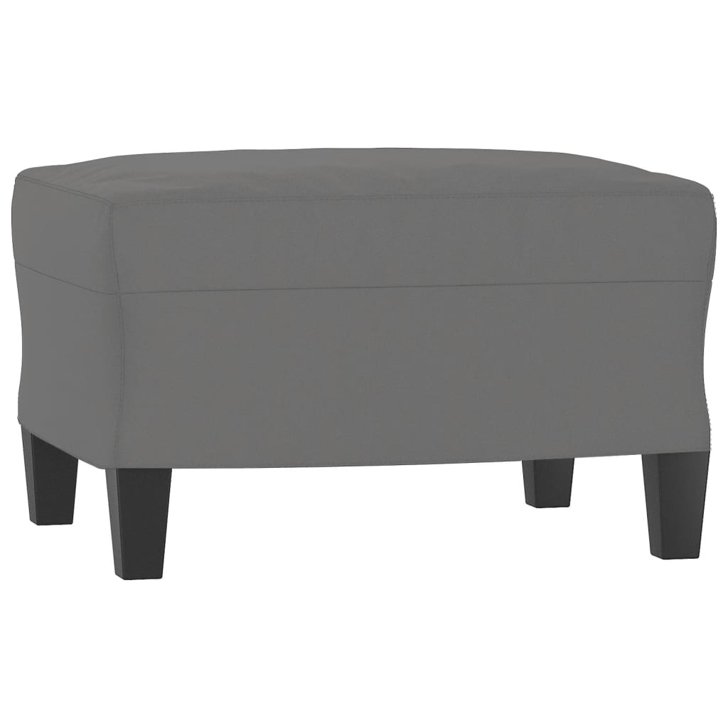 Fußhocker Taupe 60x50x41 cm Mikrofasergewebe