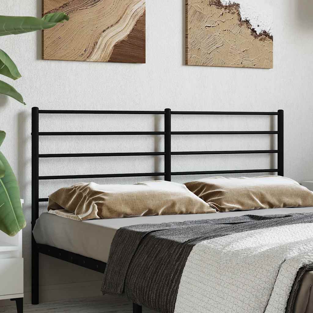Ersatz-Kopfteil Metall Schwarz 80 cm