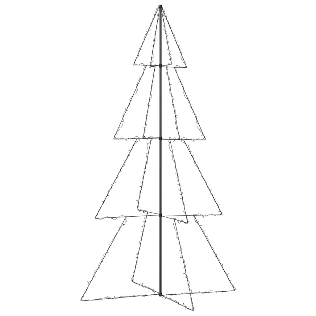 Weihnachtsbaum in Kegelform 160 LEDs Indoor & Outdoor 78x120 cm
