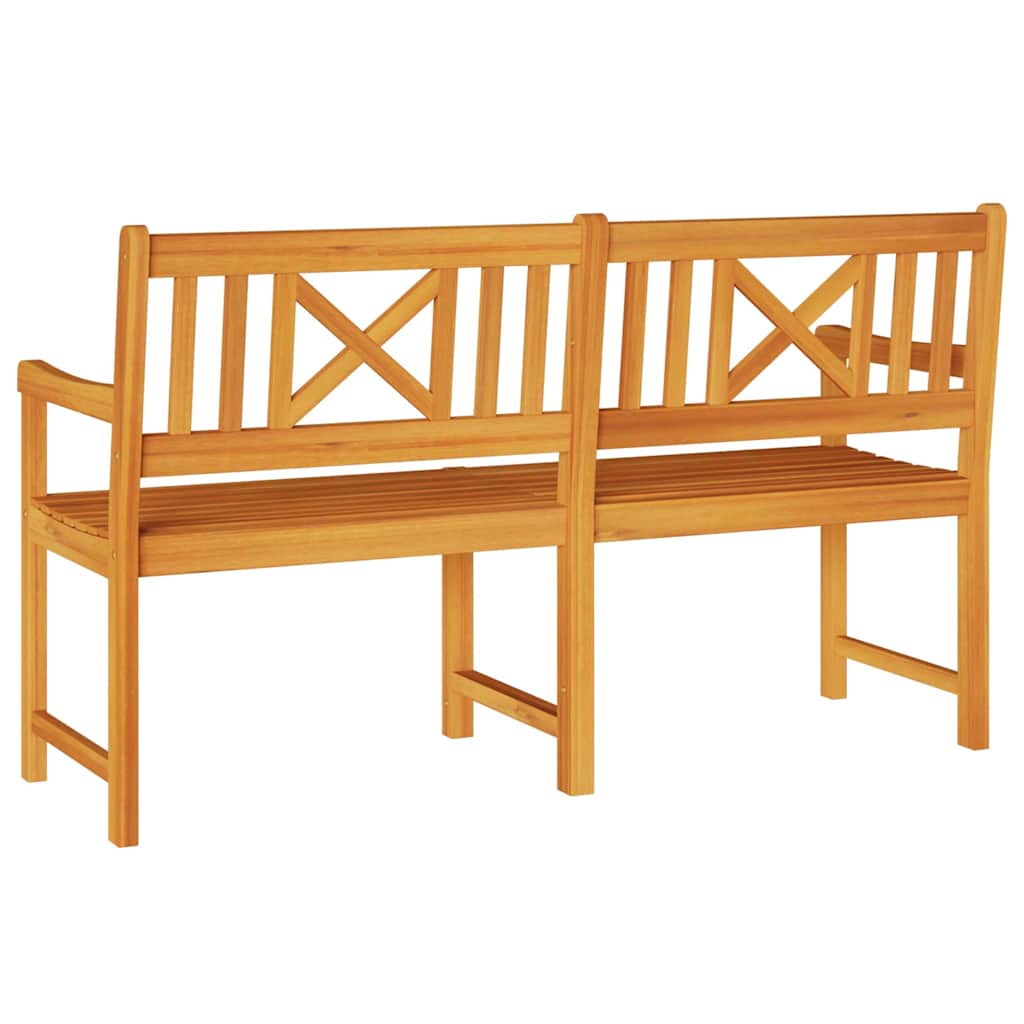 Bank Outdoor Natur 110 x 56 x 90 cm Massivholz Akazie