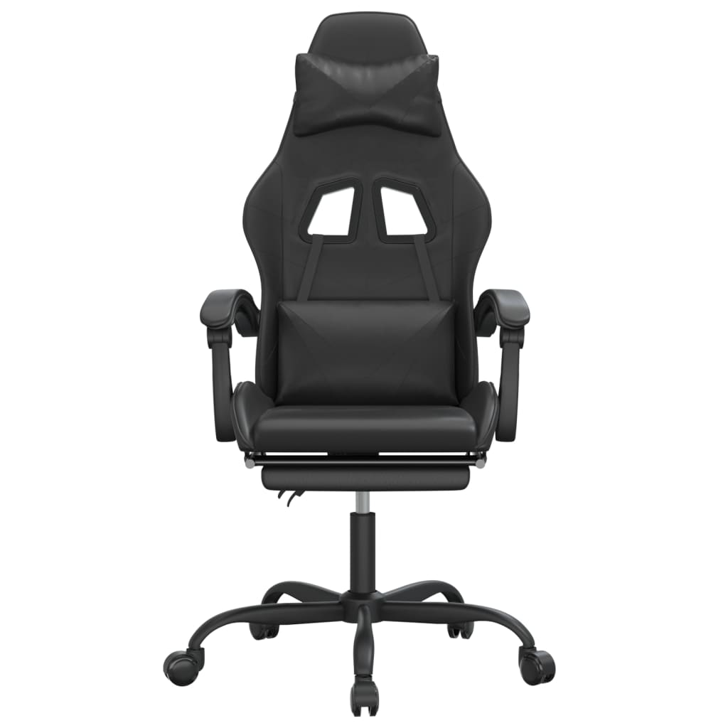 Gaming-Stuhl Drehbar Schwarz und Rot Kunstleder