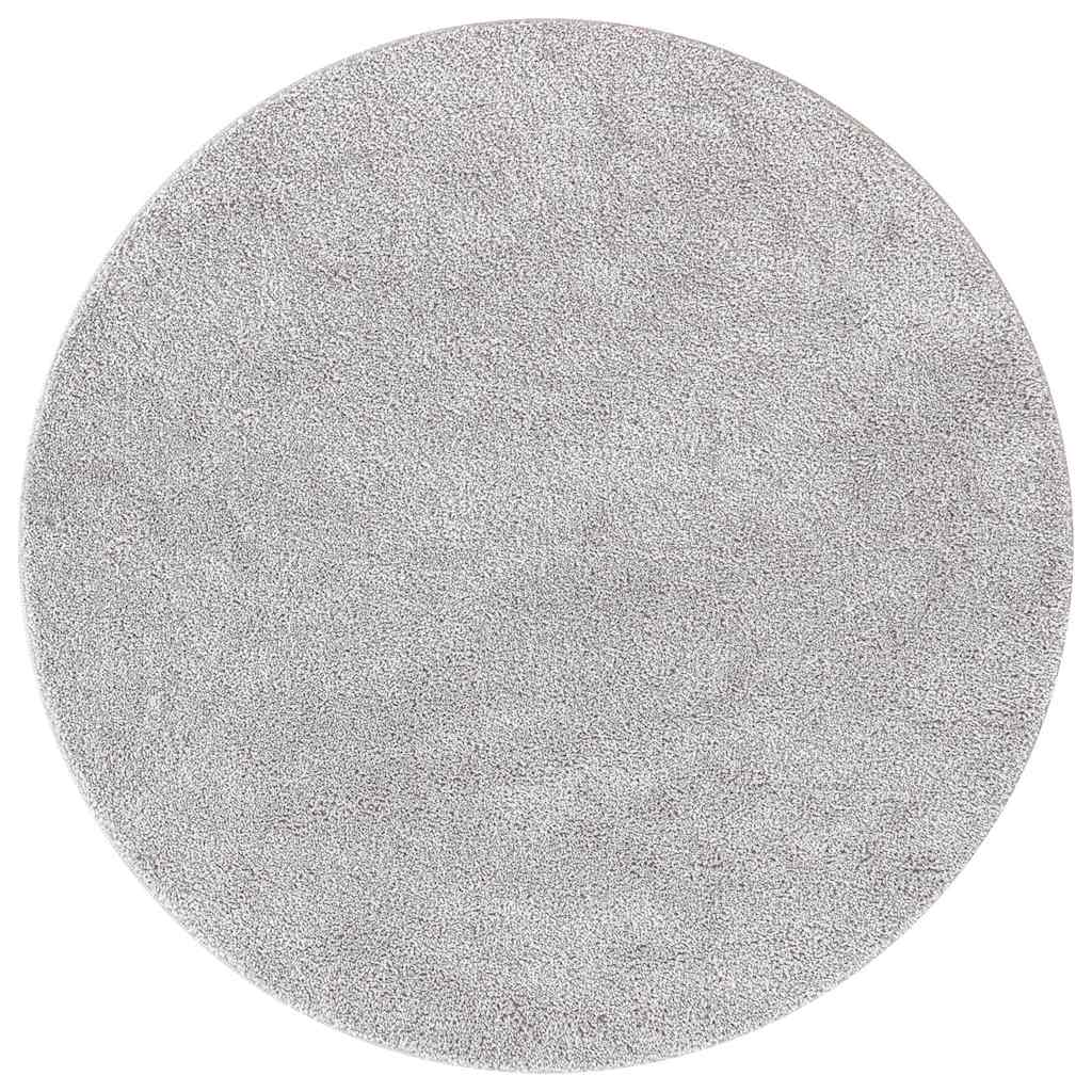 Anti-Rutsch Shaggy Teppich Dunkelgrau 200 x 200 cm PP