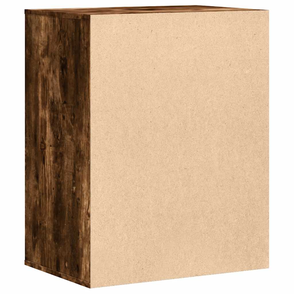 Schubladenschrank Schwarz Eichen-Optik 41 x 40 x 58 cm