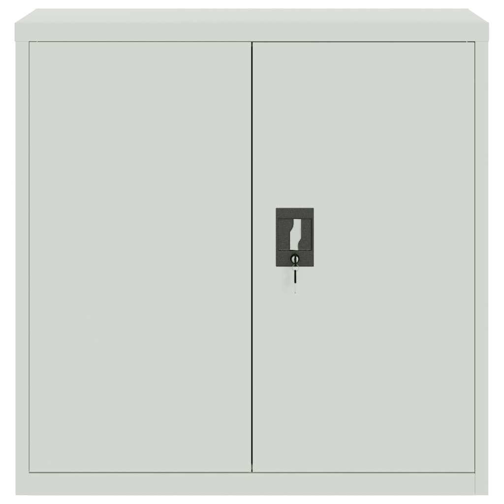 Aktenschrank Weiß 90x40x110 cm Stahl