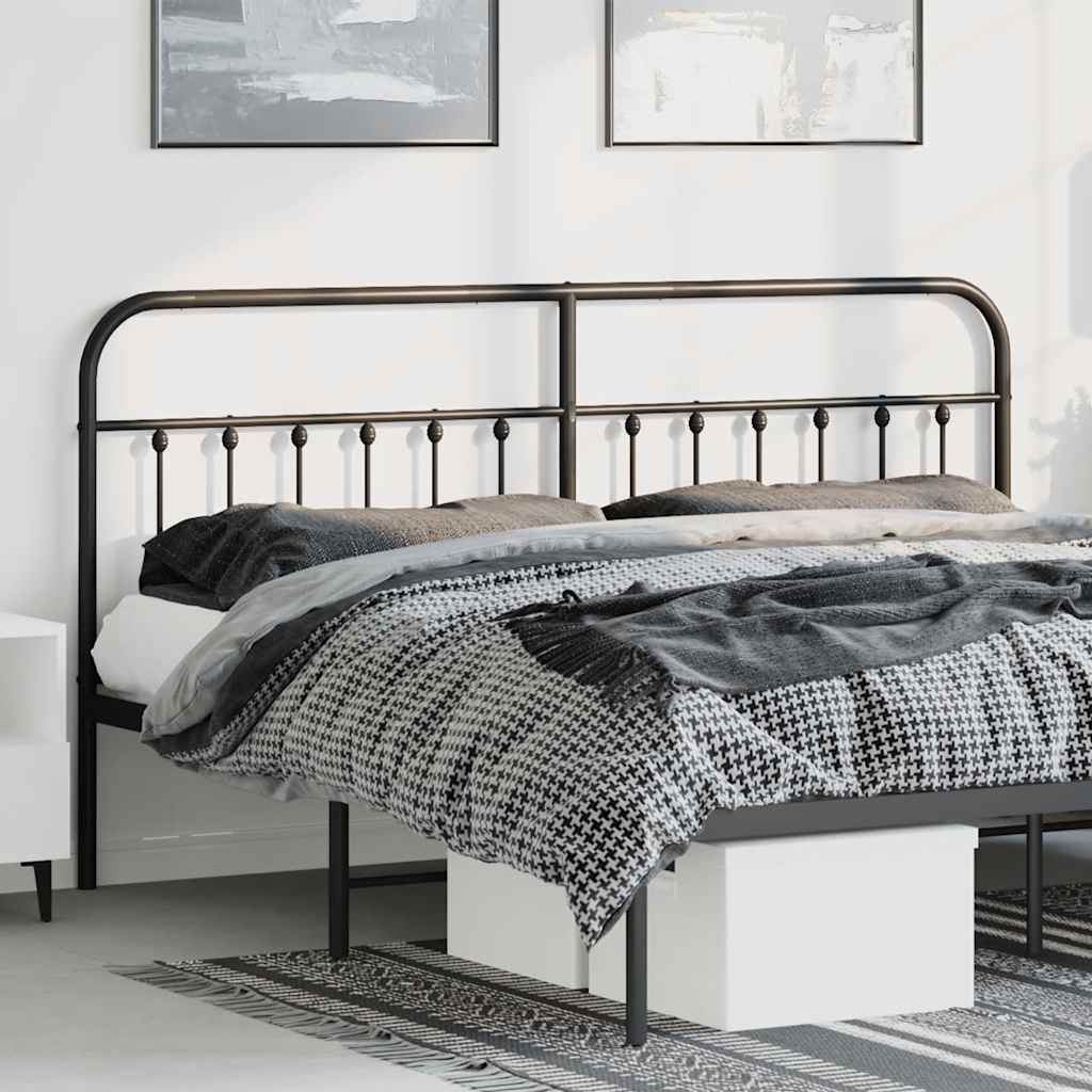 Ersatz-Kopfteil Metall Schwarz 75 cm