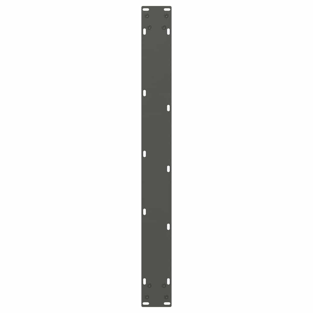 Couchtischbeine V-Form 2 Stück Schwarz 30x(30-31,3) cm Stahl