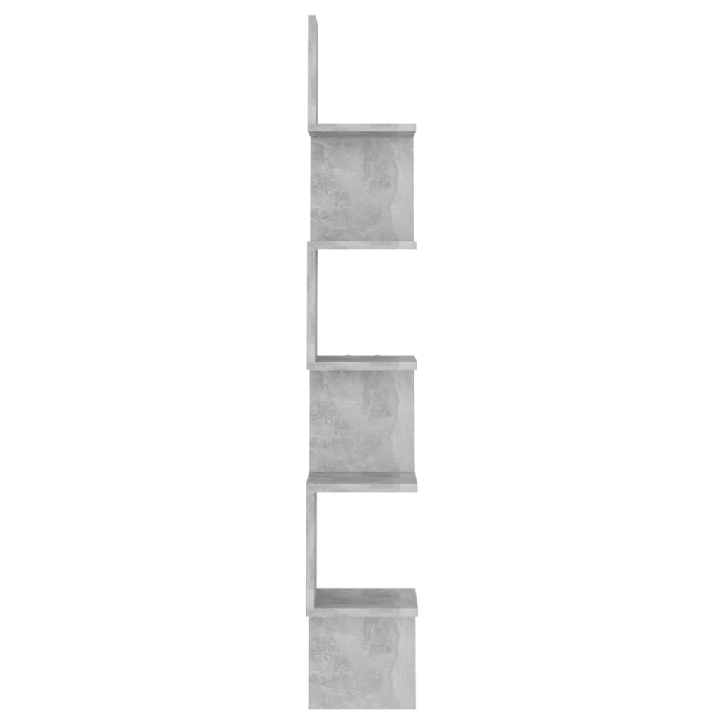 Wand-Eckregal Weiß 20x20x127,5 cm Holzwerkstoff