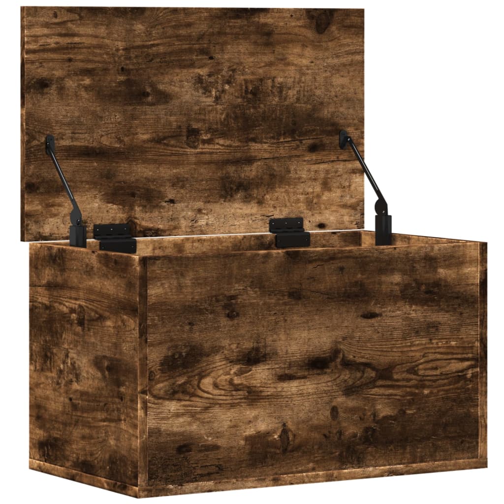 Aufbewahrungstruhe Weiß 84x42x46 cm Holzwerkstoff