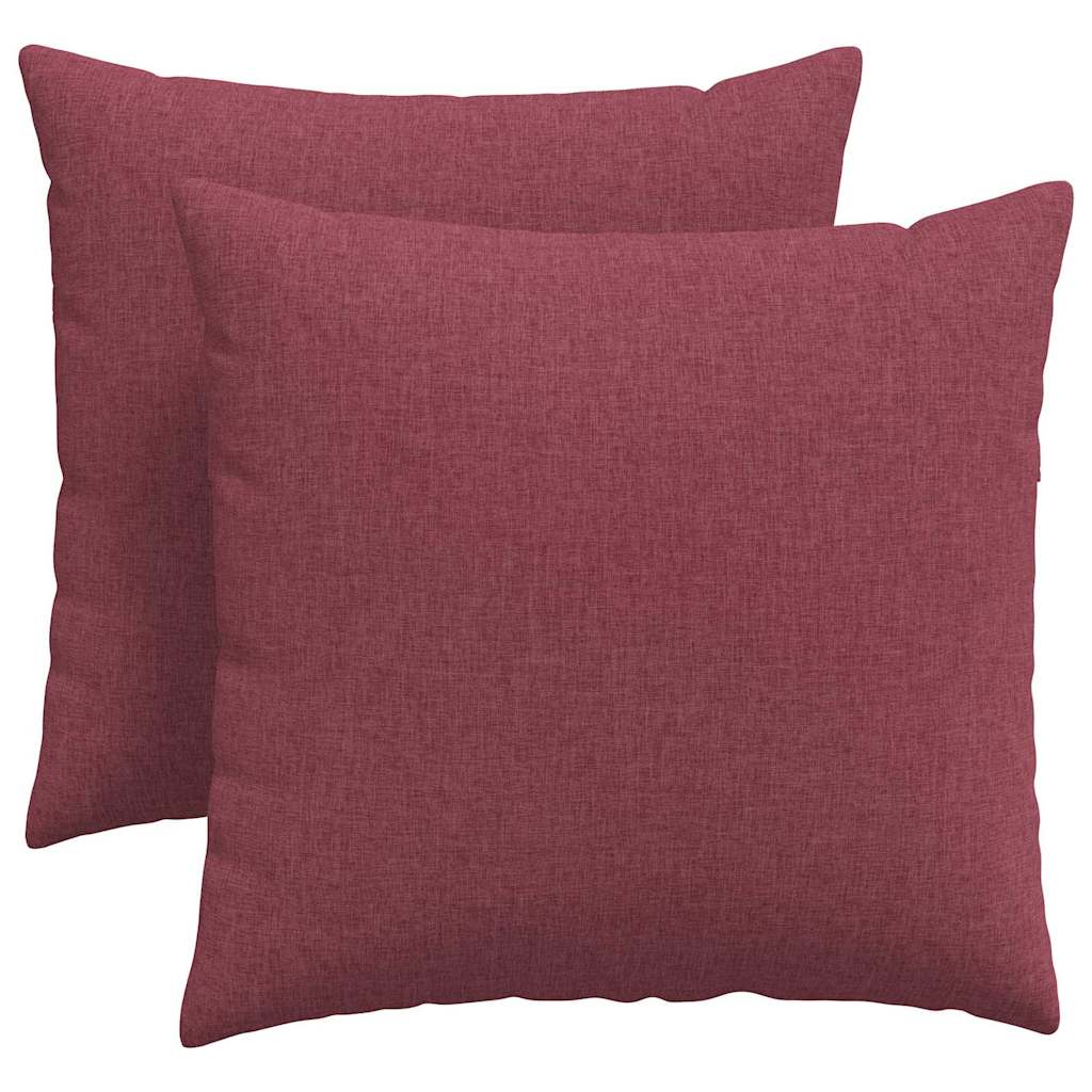 Sofakissen 2 pcs Hellgrau 50 x 30 cm Stoff