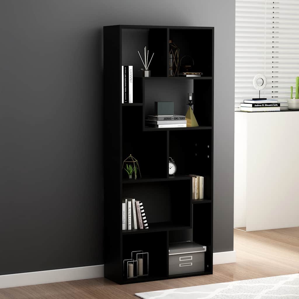 Bücherregal Weiß 67x24x161 cm Holzwerkstoff