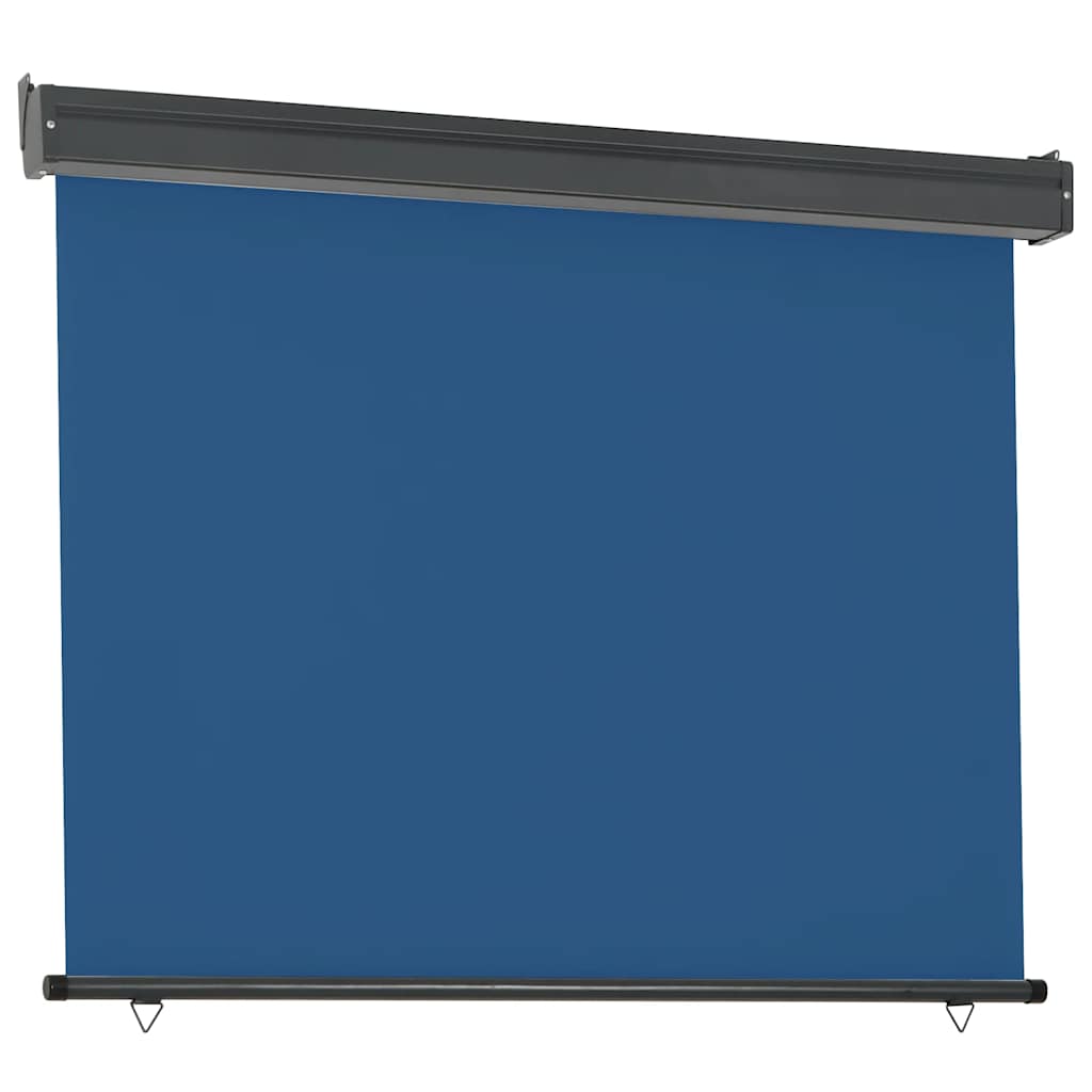 Balkon Seitenmarkise 60 x 250 cm 100% Polyester Eisen Stahl