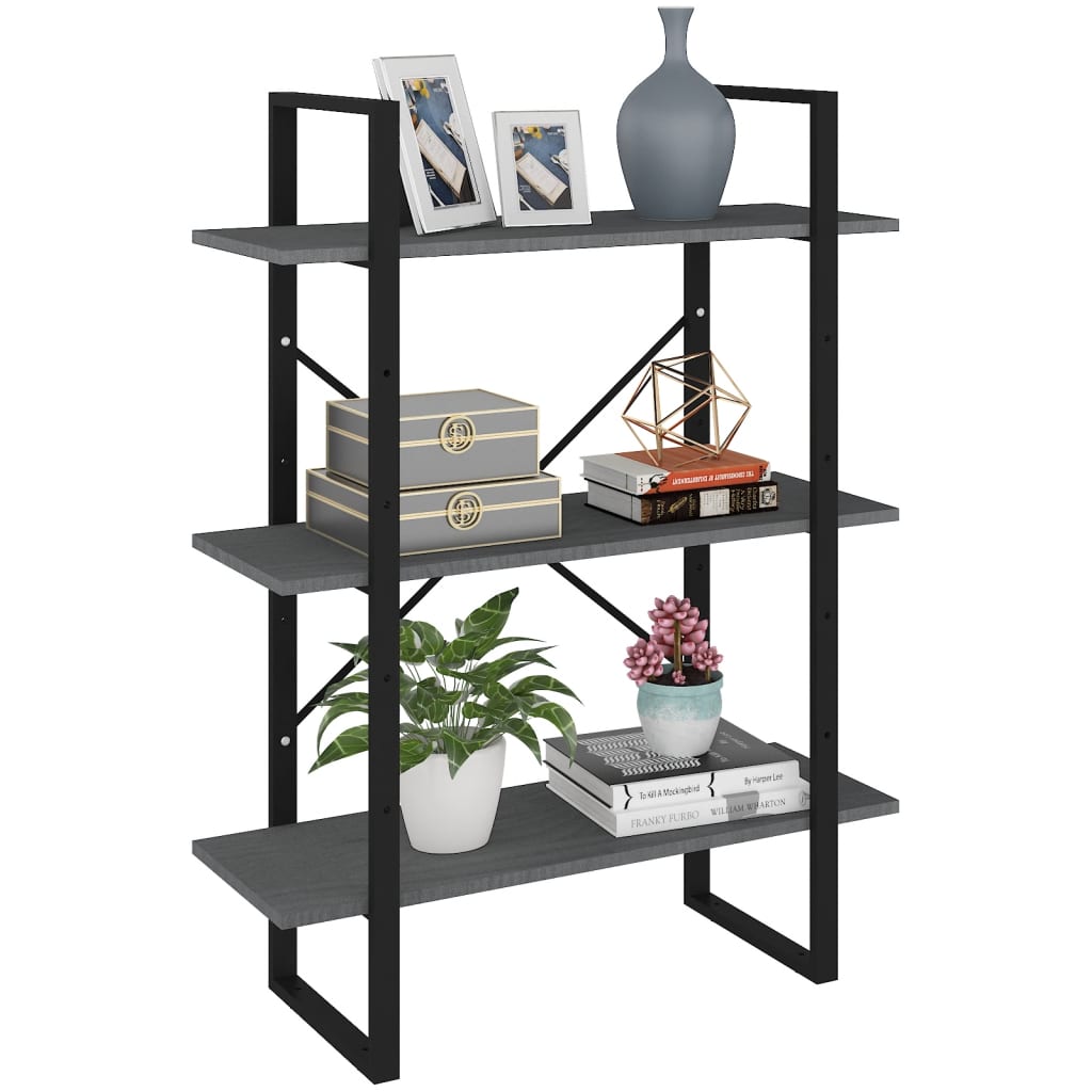 Bücherregal Weiß 80x30x105 cm Holzwerkstoff