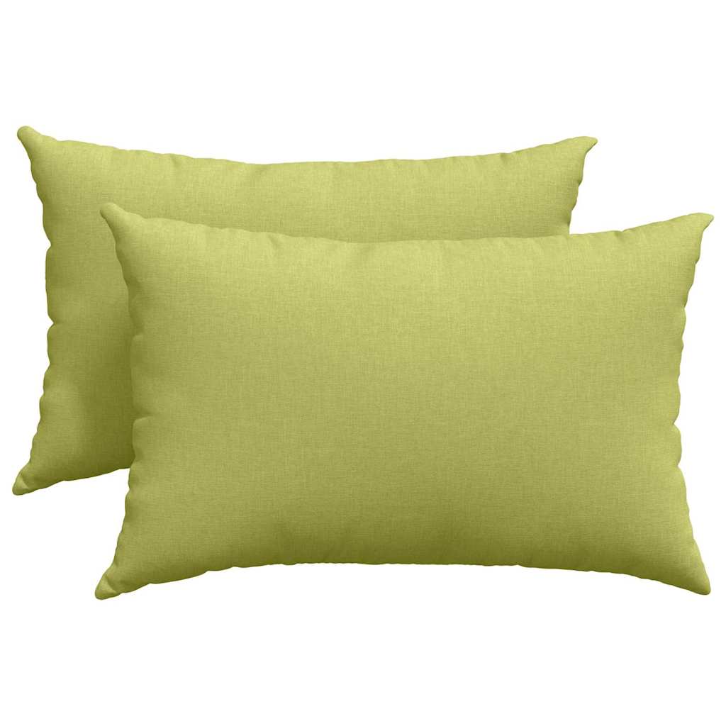 Sofakissen 2 pcs Hellgrau 50 x 30 cm Stoff
