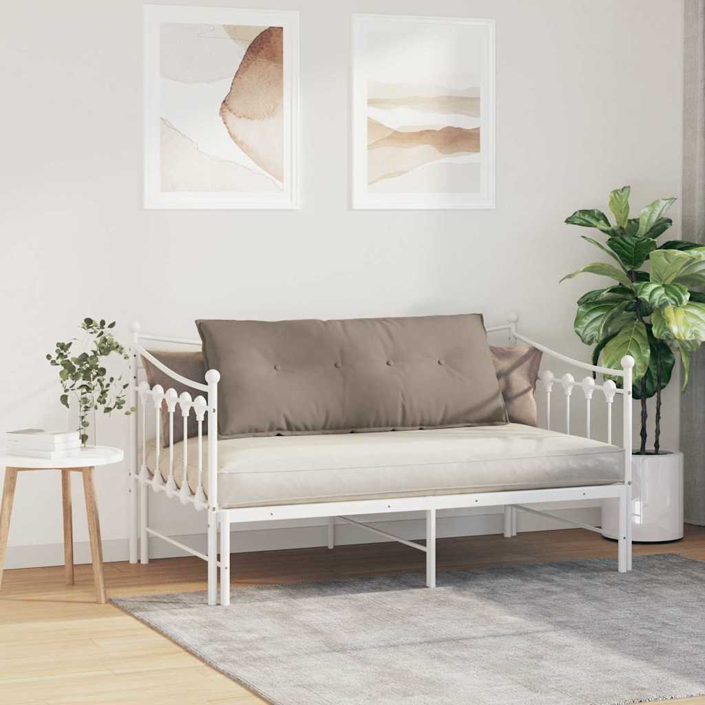 Rückenkissen Taupe 50 x 45 cm Mikrofaserstoff