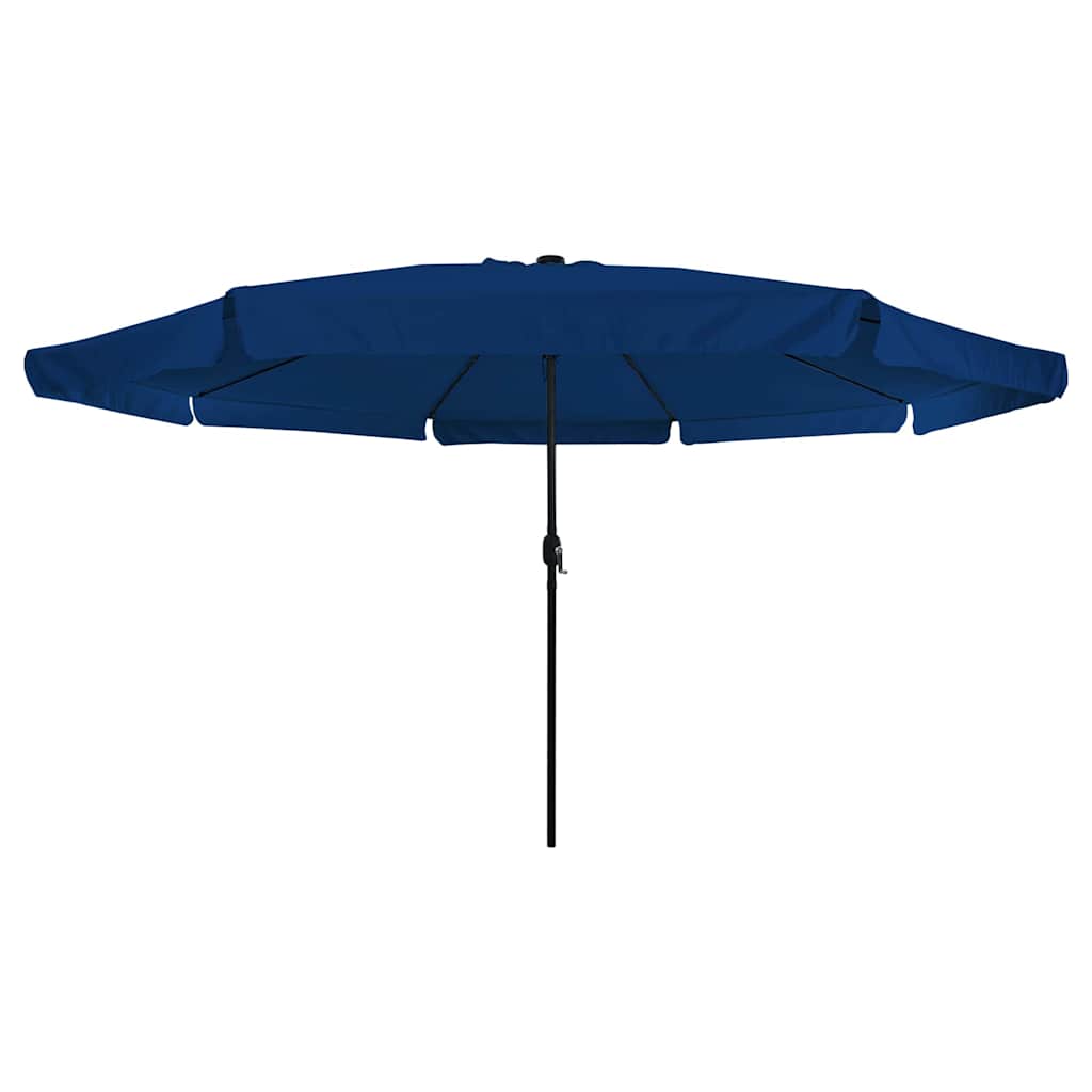 Garten-Sonnenschirm Sand und Anthrazit 395 x 395 x 245 cm