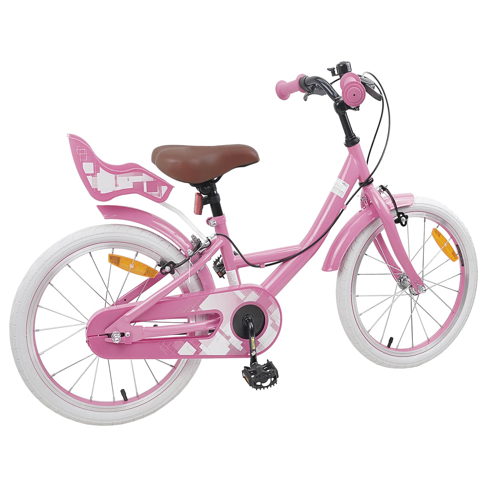 Kinderfahrrad 12 Zoll für 2-4 Jahre alt Hellrosa