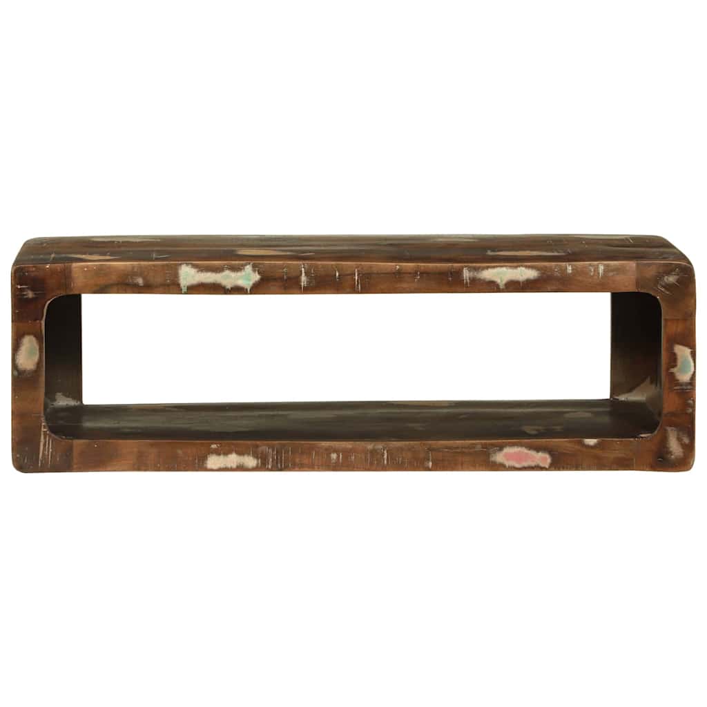 TV-Schränk mit Regal Braun 60 x 30 x 25 cm Massivholz Mango