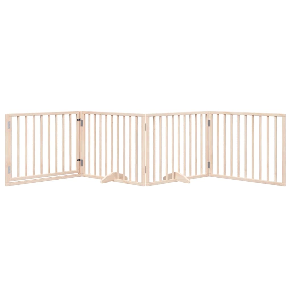 Hundegitter Faltbar 3 Paneele 150 cm Pappelholz
