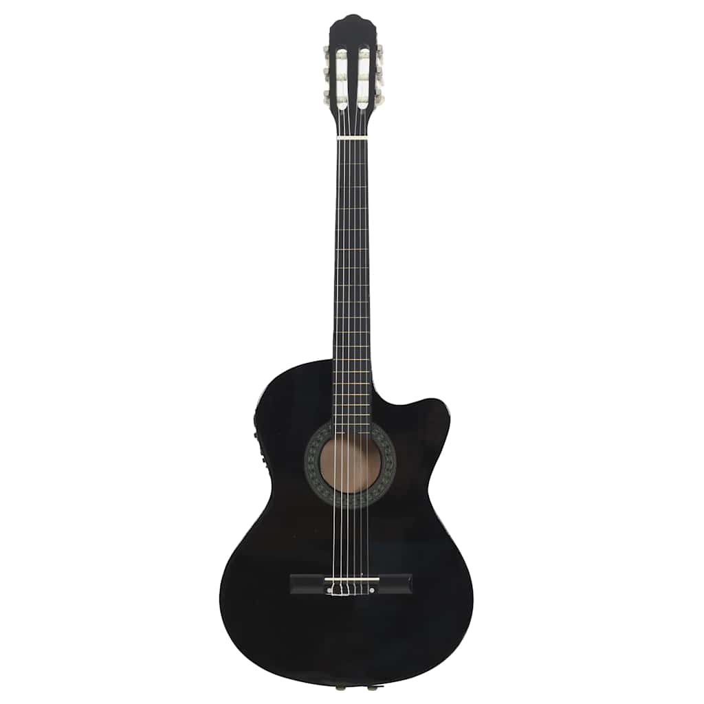 Westerngitarre Cutaway mit Equalizer und 6 Saiten