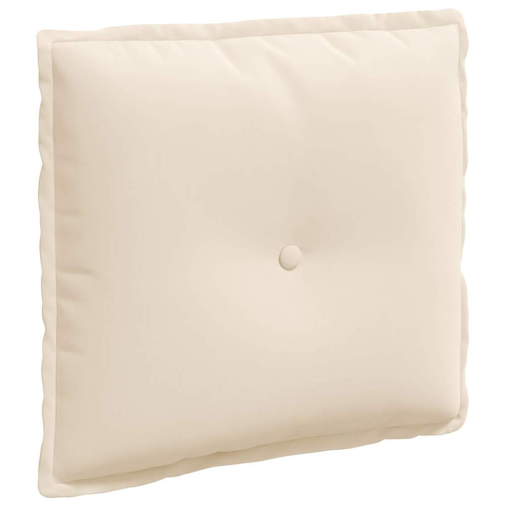 Rückenkissen Taupe 50 x 45 cm Mikrofaserstoff