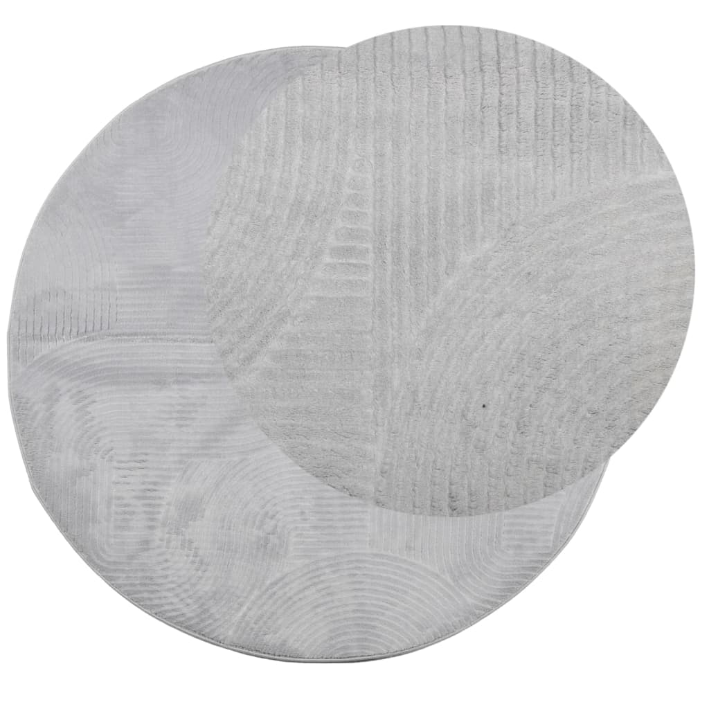 Teppich IZA Kurzflor Skandi-Stil Anthrazit 80x150 cm