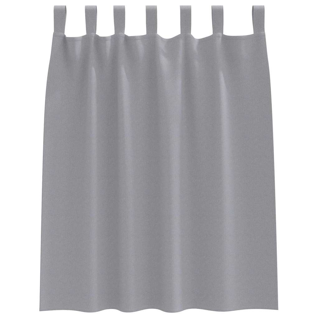 Verdunkelungs-Vorhänge mit Ringen 2 pcs Beige 140 x 140 cm