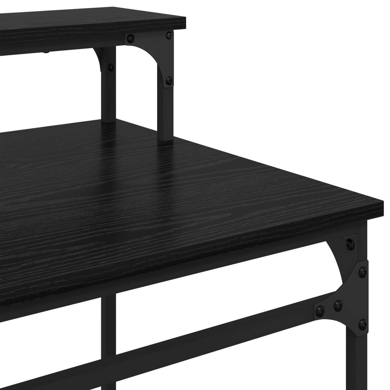 Schreibtisch Sonoma-Eiche 100x50x90 cm Holzwerkstoff und Eisen