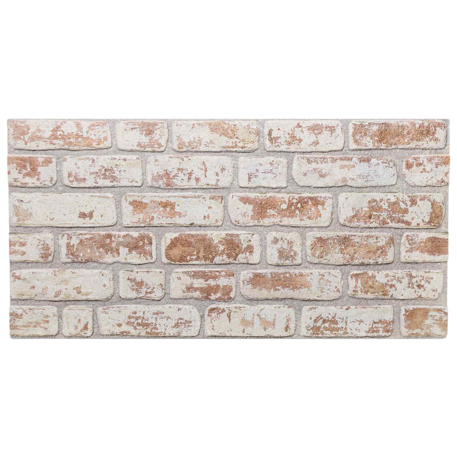 Wandpaneele 10 pcs Ziegel 100 x 50 cm EPS-Schaum