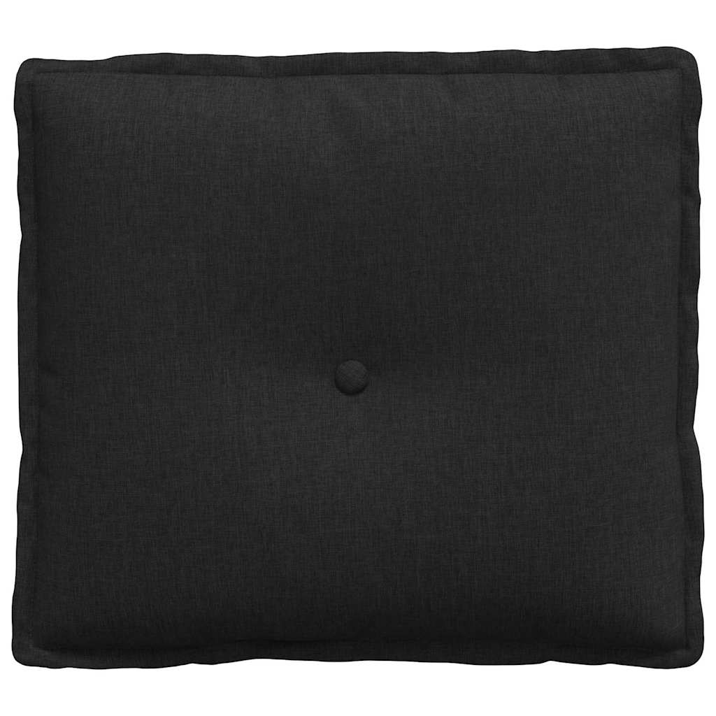 Rückenkissen Hellgrau 50 x 19 x 45 cm Stoff
