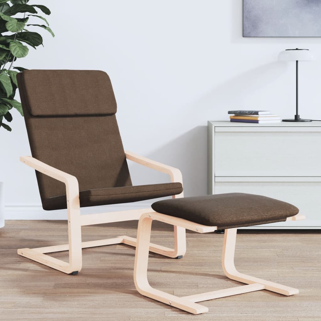 Relaxsessel Creme Stoff