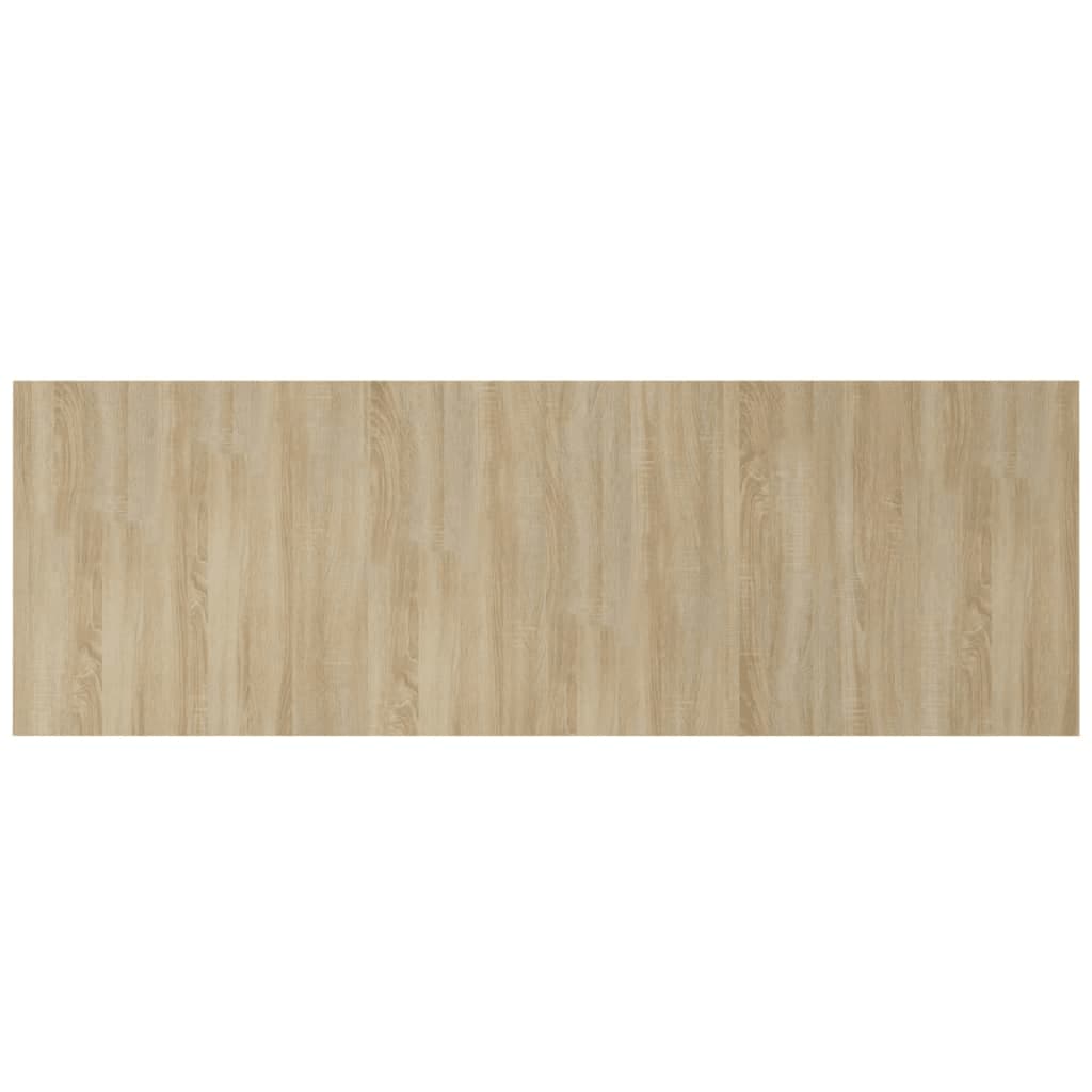 Kopfteil mit Nachttischen Weiß Holzwerkstoff