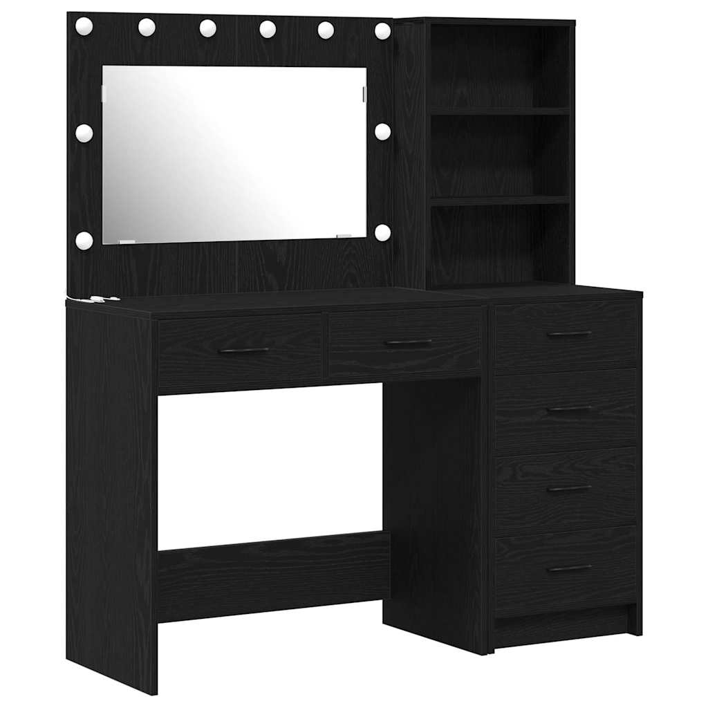 Schminktisch mit Regal Weiß 78,5 x 41 x 135 cm Holzwerkstoff