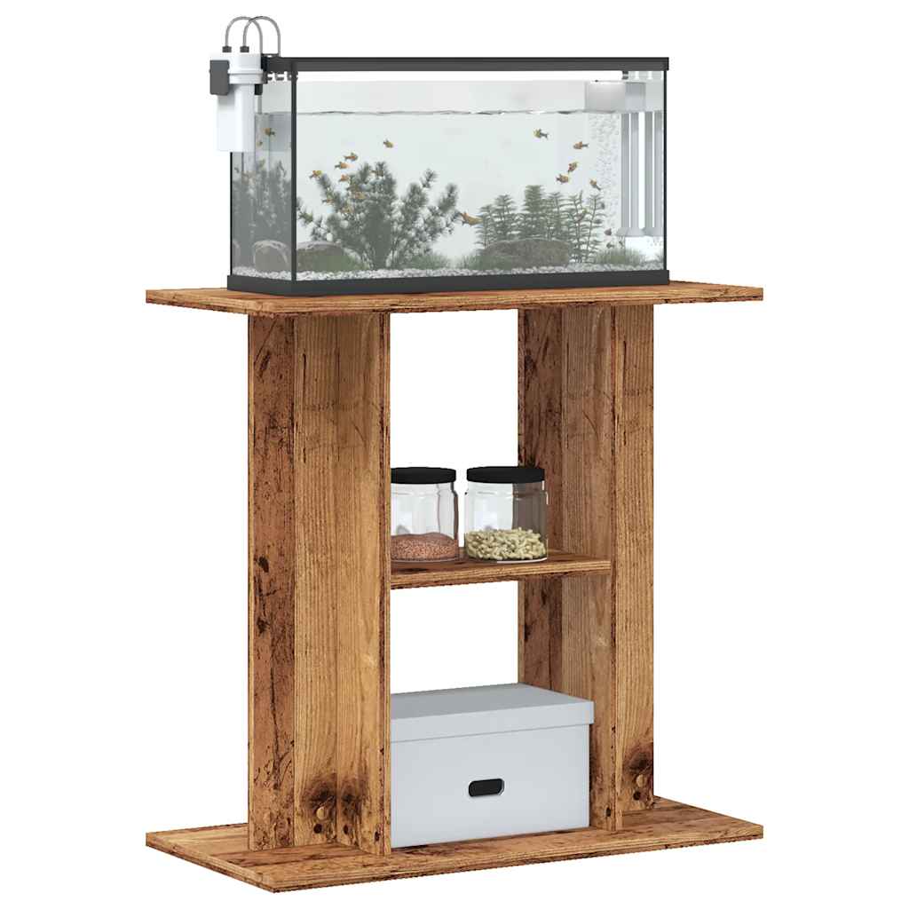 Aquariumständer Weiß 60x30x60 cm Holzwerkstoff
