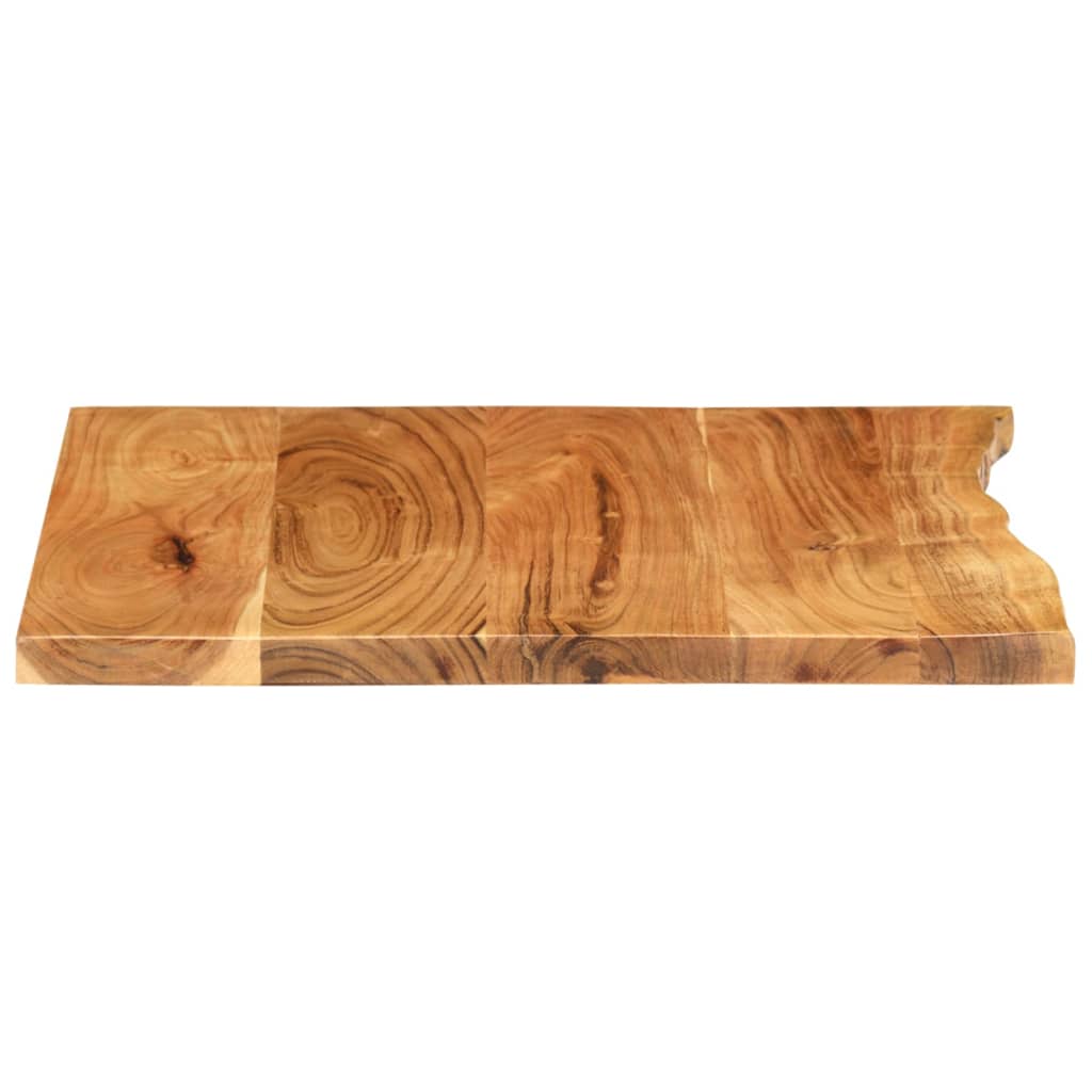 Badezimmer-Waschtischplatte Massivholz Akazie 100x52x2,5 cm