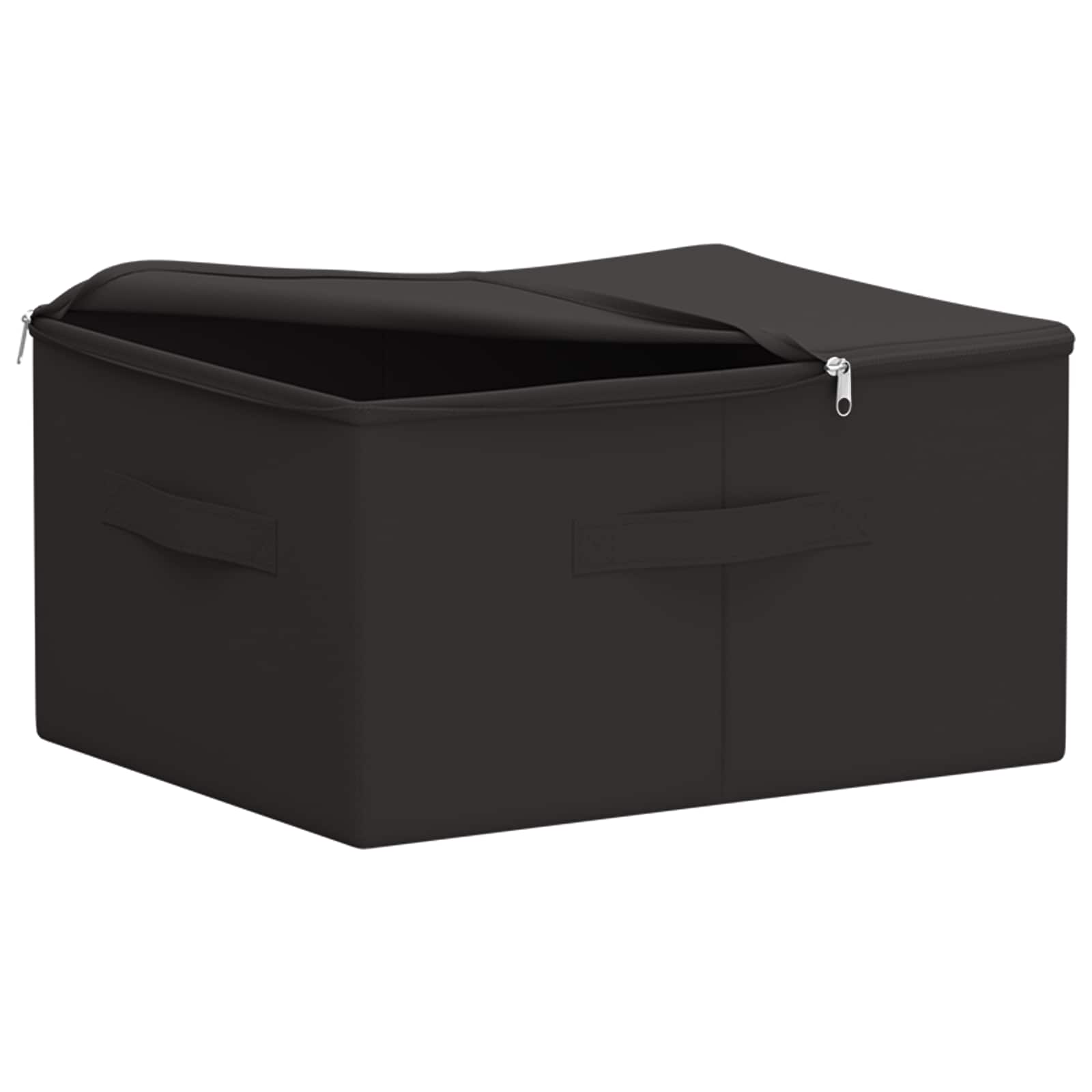 Aufbewahrungsbox Stoff 50x30x25 cm Anthrazit