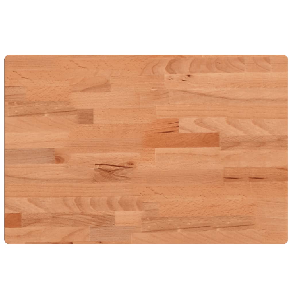 Waschtischplatte 80x40x1,5 cm Massivholz Buche
