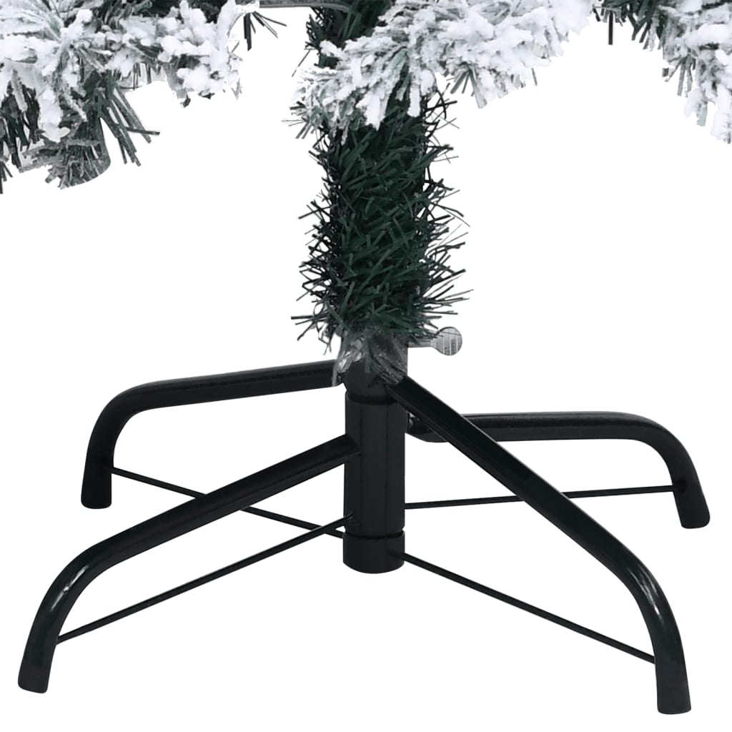 Künstlicher Weihnachtsbaum mit Dicken Zweigen Grün 150 cm PVC
