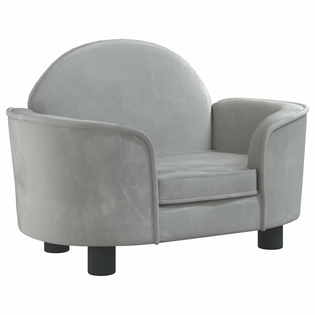 Hundebett Schwarz 66x40x45 cm Samt