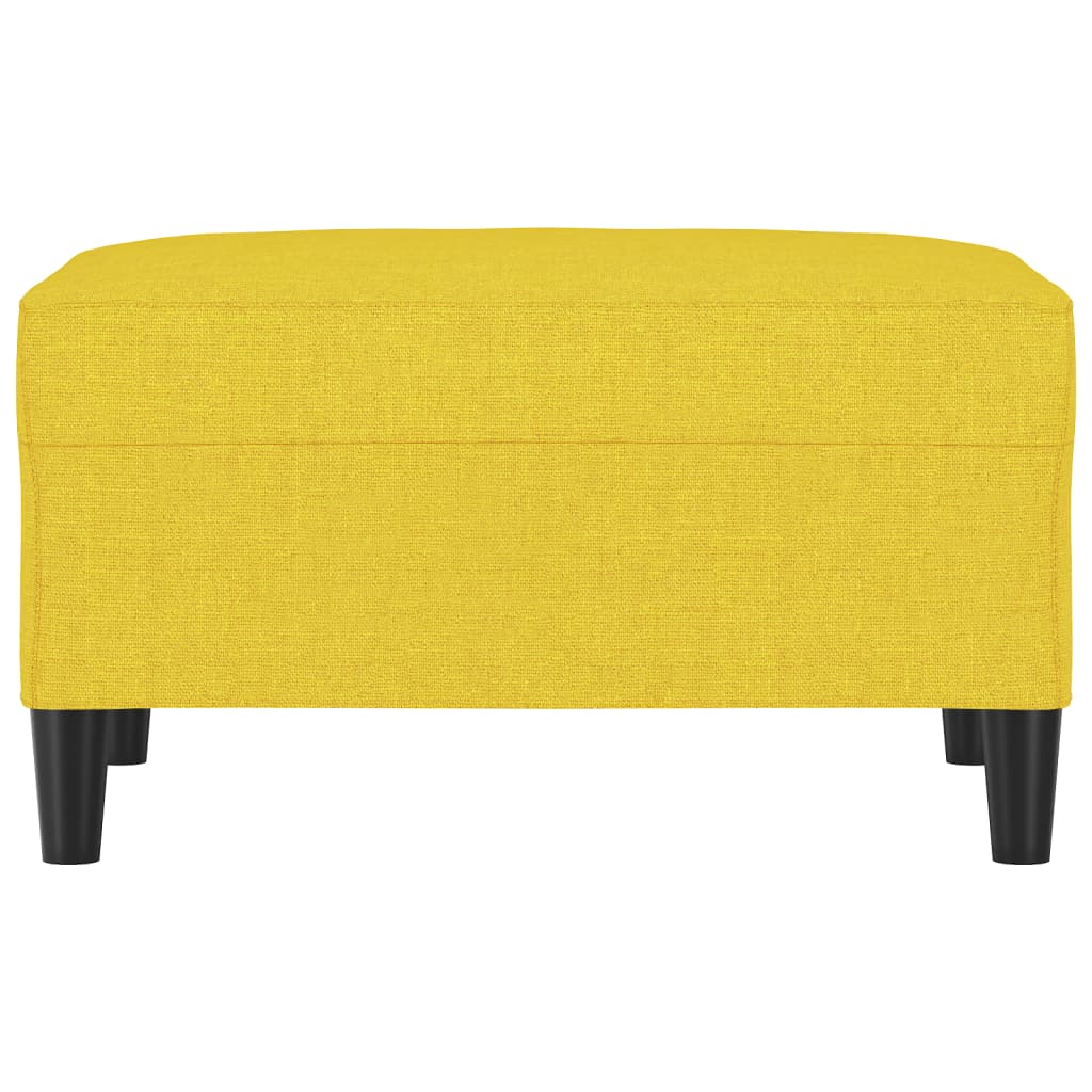 Fußhocker Hellgrau 60x50x41 cm Stoff