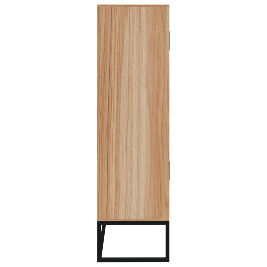 Highboard Weiß 70x35x125 cm Holzwerkstoff