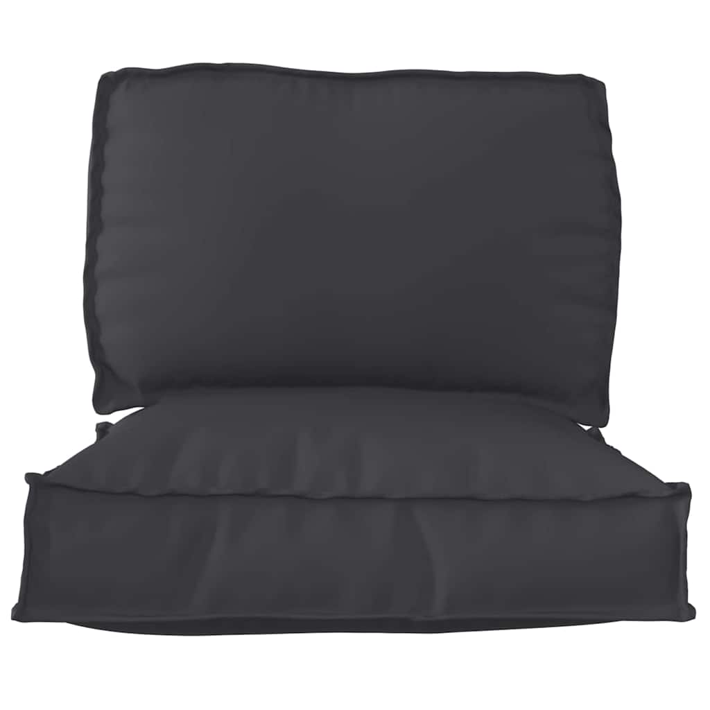 Palettenkissenset 2 pcs Anthrazit Oxford-Stoff
