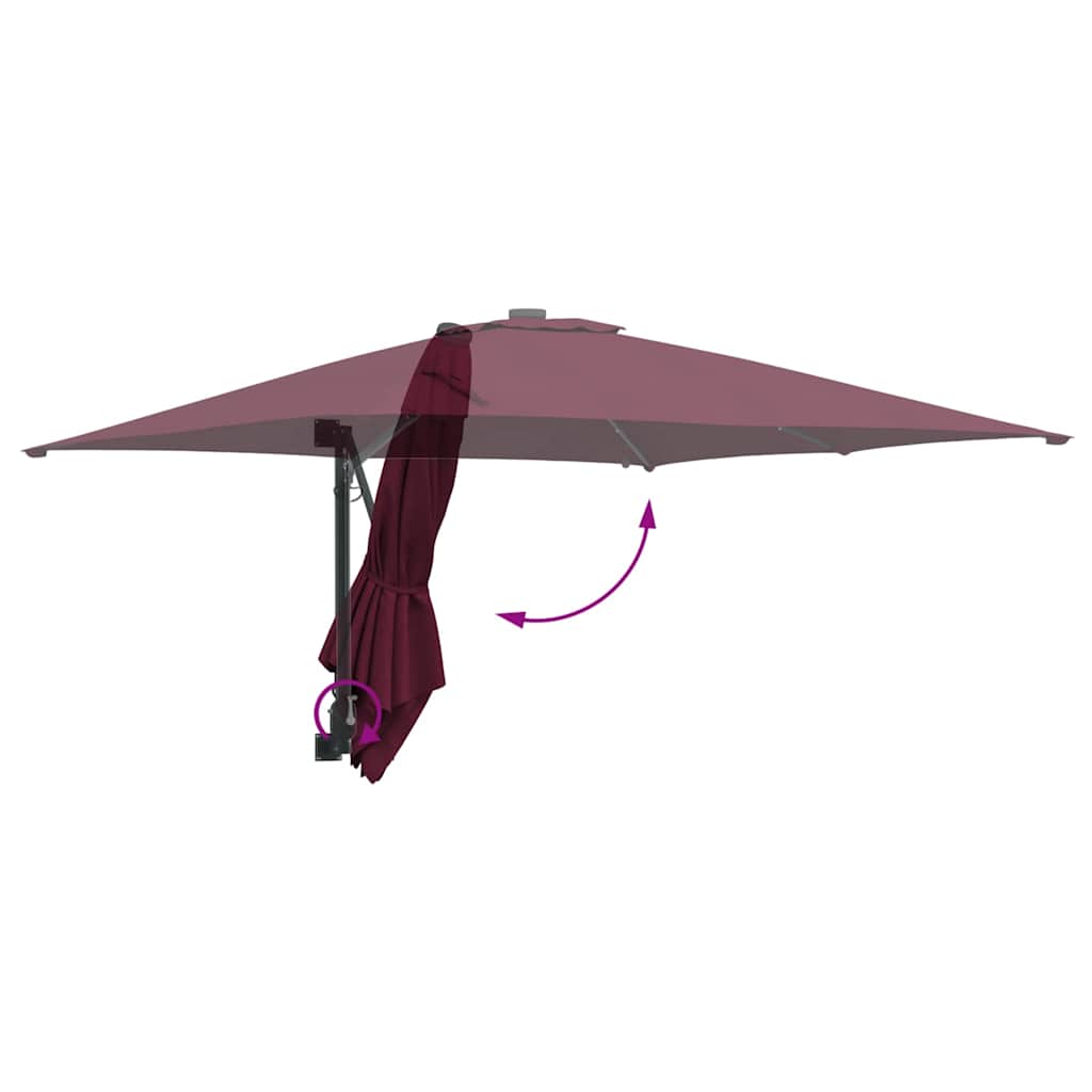 Garten-Sonnenschirm Sand 248,5 x 247,5 x 160 cm