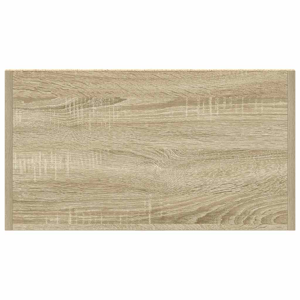 Badezimmerschrank Weiß 60x33x80 cm Holzwerkstoff