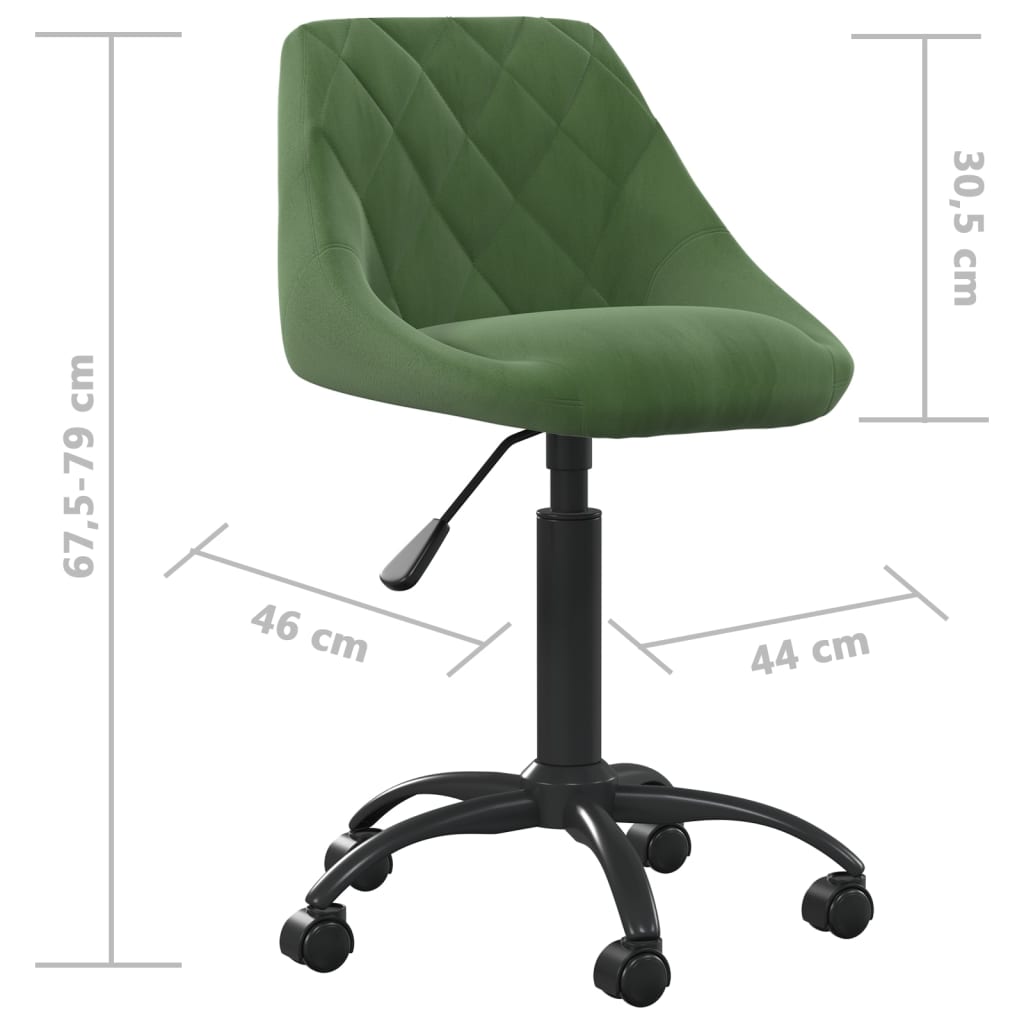 Bürostuhl Rosa Samt