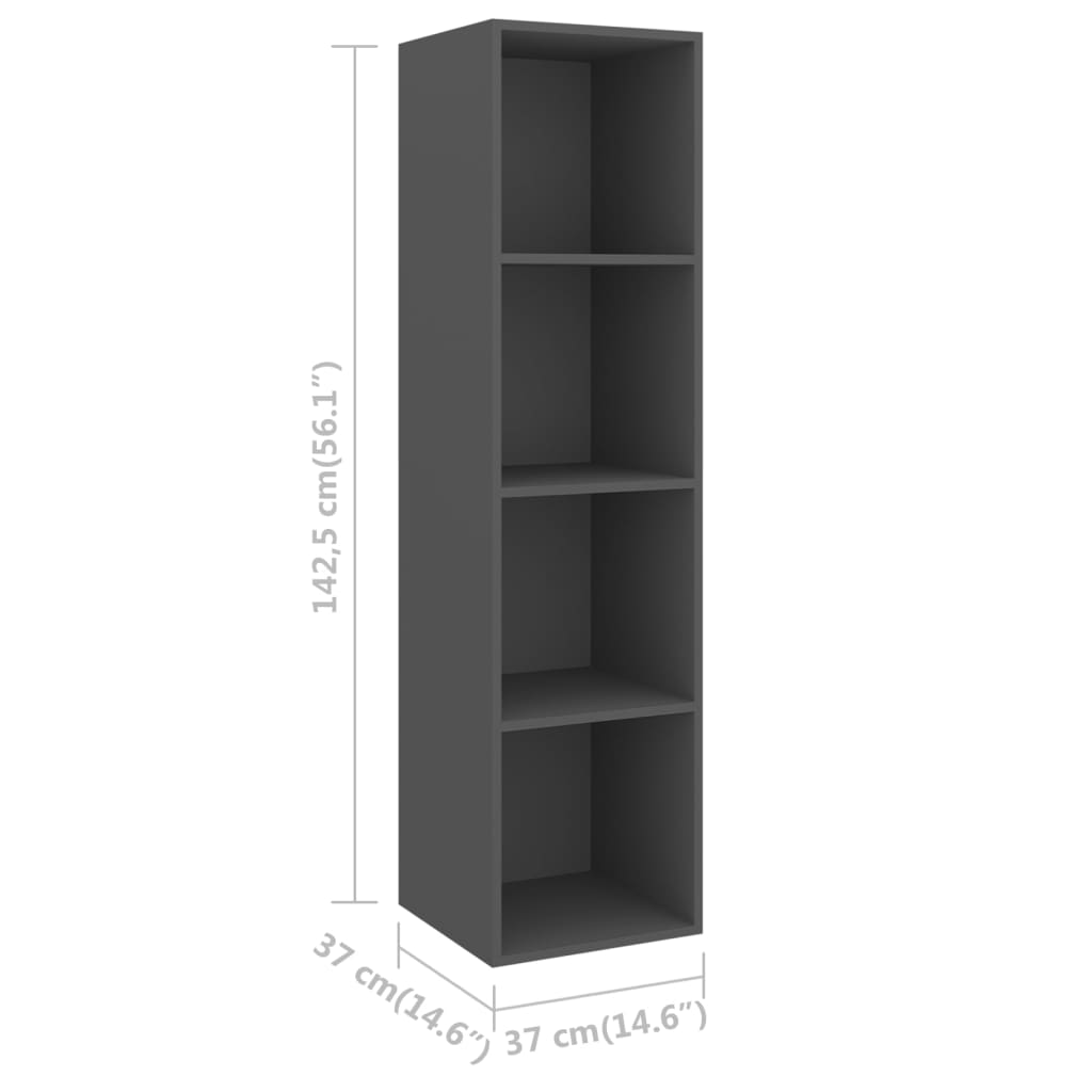 4-tlg. TV-Schrank-Set Weiß Holzwerkstoff