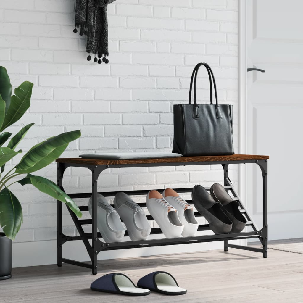 Schuhregal Schwarz 60x30x45 cm Holzwerkstoff