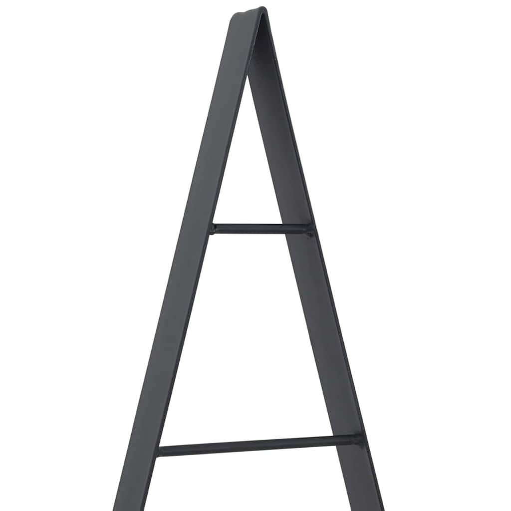 Metall Weihnachtsbaum mit Ständer Schwarz 60 cm Stahl