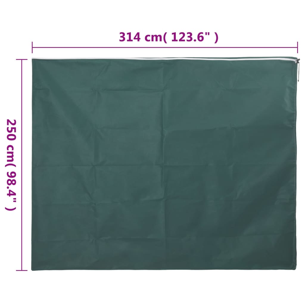 Wintervlies mit Reißverschluss 4 Stk. 70 g/m² 1x1,55 m