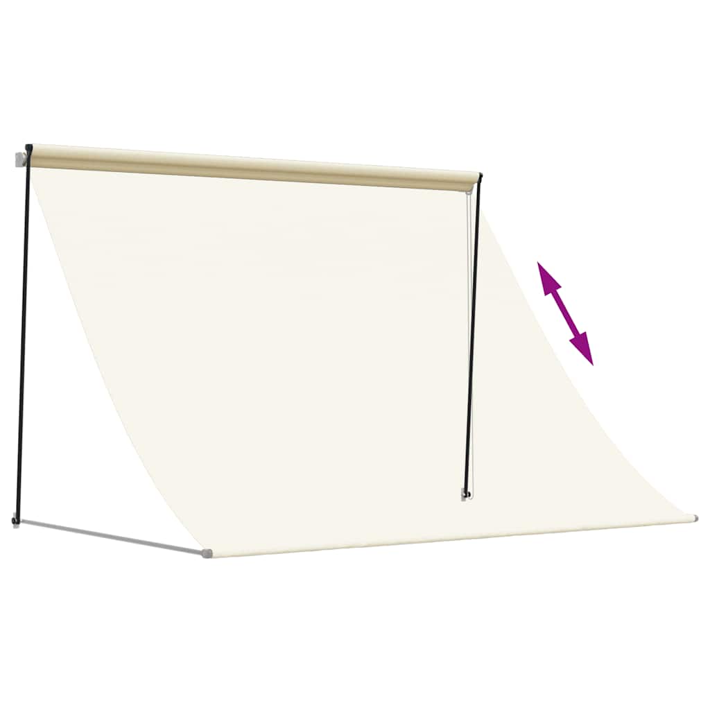 Markise Einziehbar Anthrazit 100x150 cm Stoff und Stahl